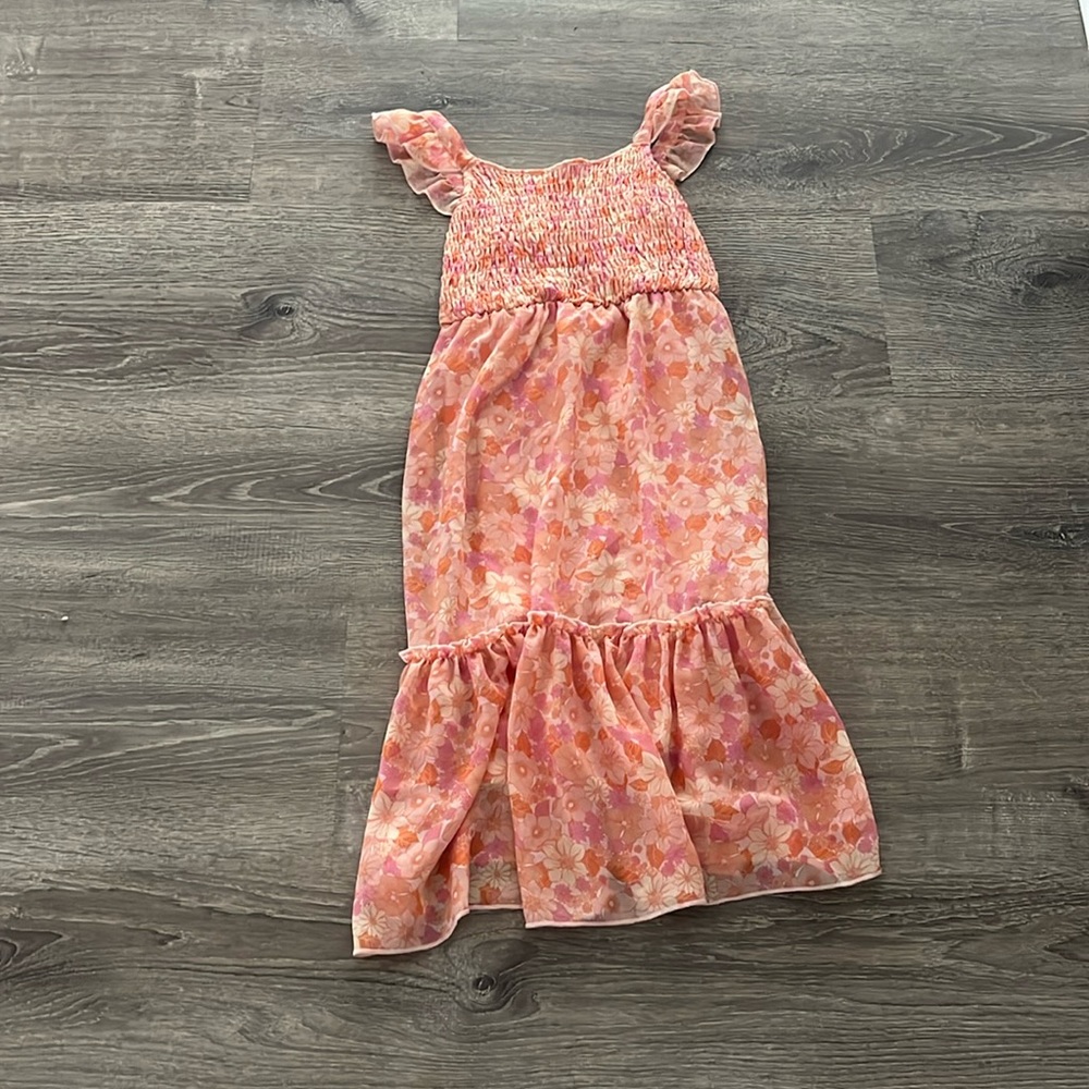 Brand is Zenzi,size is youth medium,color is pink light yellow and orange